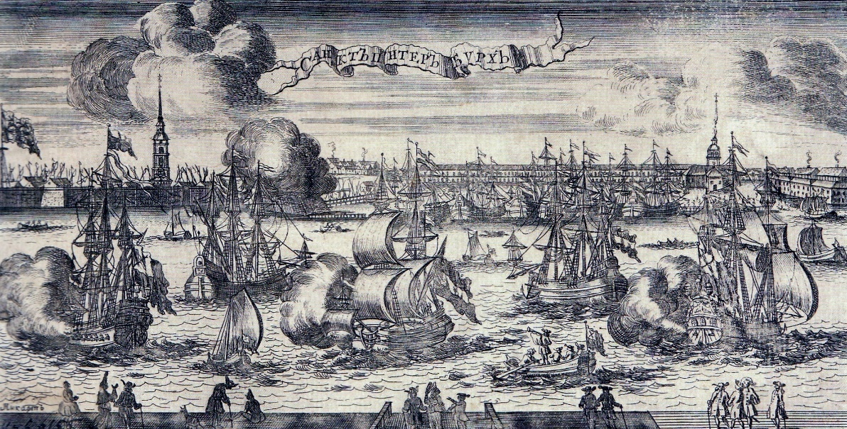 Sint-Petersburg, gezien naar Peter en Paul Vesting